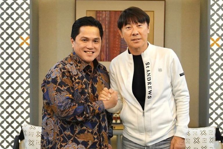 Apresiasi Erick Thohir Untuk Kinerja Shin Tae-yong Hingga Sekarang